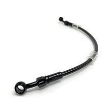 Загрузить изображение в средство просмотра галереи, VRWEARE AN3 28 90 Degree M10 Stainless Steel Braided Motorcycle Brake Hose Line Oil Pipe with 360 Degree Rotatable Banjo Fit for ATV Motocross Pit Dirt Street Racing bike(90cm/35.4&quot;)
