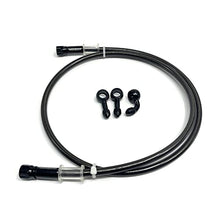 Загрузить изображение в средство просмотра галереи, VRWEARE AN3 28 90 Degree M10 Stainless Steel Braided Motorcycle Brake Hose Line Oil Pipe with 360 Degree Rotatable Banjo Fit for ATV Motocross Pit Dirt Street Racing bike(90cm/35.4&quot;)
