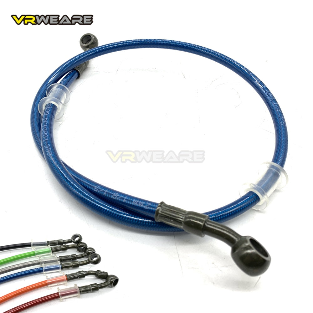 40CM-150CM Motorcycle Dirt Bike Brake Oil Hose Brake Line Universal Motorbike Stainless Steel Braided Pipeline Latiguillo Freno