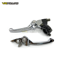 Afbeelding in Gallery-weergave laden, Folding Brake Clutch Lever Set For Motorcycle Pit Dirt Bike ATV Quad 50cc 110cc 125cc 140cc 160cc 200cc Black Chrome Rear
