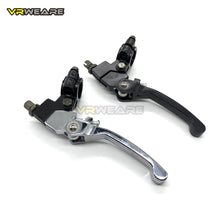 Afbeelding in Gallery-weergave laden, Folding Brake Clutch Lever Set For Motorcycle Pit Dirt Bike ATV Quad 50cc 110cc 125cc 140cc 160cc 200cc Black Chrome Rear
