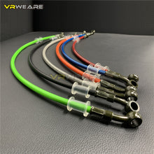 Afbeelding in Gallery-weergave laden, Universal Motorcycle Hydraulic Brake Hose line Dirt Bike Stainless Braided Steel Clutch brake Oil cable Tube Racing Pipeline
