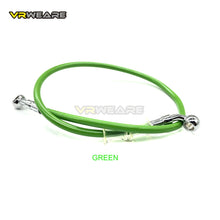 Afbeelding in Gallery-weergave laden, motorcycle Universal Brake Hose Line Steel Brake cable Hydraulic Banjo pipe 400mm-1500mm for head both sides 28 &deg; -60 &deg;
