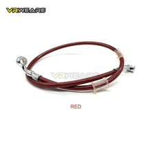 Afbeelding in Gallery-weergave laden, motorcycle Universal Brake Hose Line Steel Brake cable Hydraulic Banjo pipe 400mm-1500mm for head both sides 28 &deg; -60 &deg;
